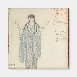 Lady-in-waiting costume design for Hippolytus Magnet
