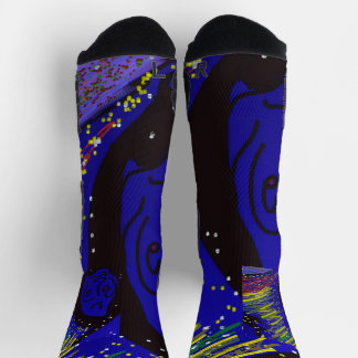 Lady in Wintertime Socks