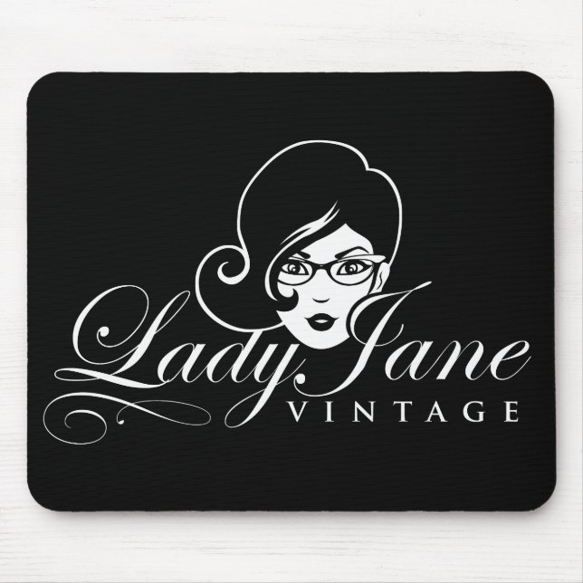 Lady Jane Vintage Mouse Pad (Front)