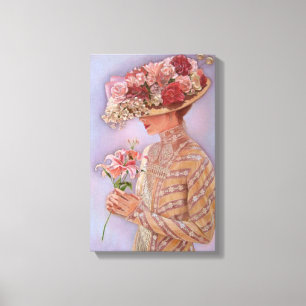 "Lady Jessica" Wrapped Canvas Print