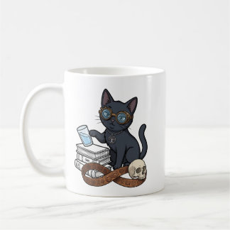 Lady Justice Black Cat Lawyer Coffee Mug