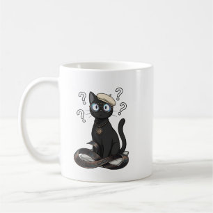 Lady Justice Black Cat Lawyer Coffee Mug