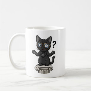 Lady Justice Black Cat Lawyer Coffee Mug