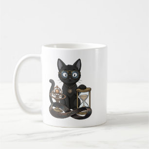 Lady Justice Black Cat Lawyer Coffee Mug