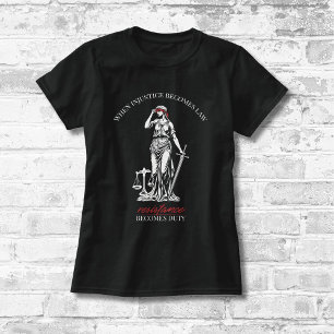 Lady Justice Resistance T-Shirt