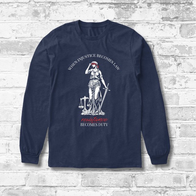 Lady Justice Resistance Tri-Blend Shirt (Creator Uploaded)