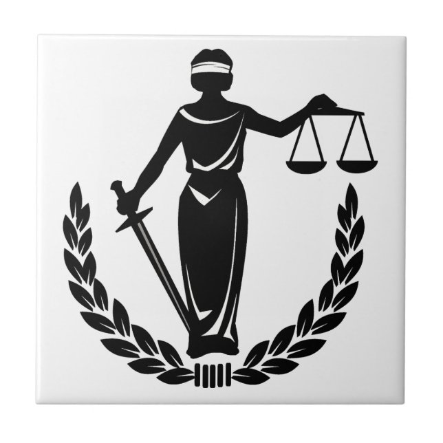 Lady Justice Tile (Front)