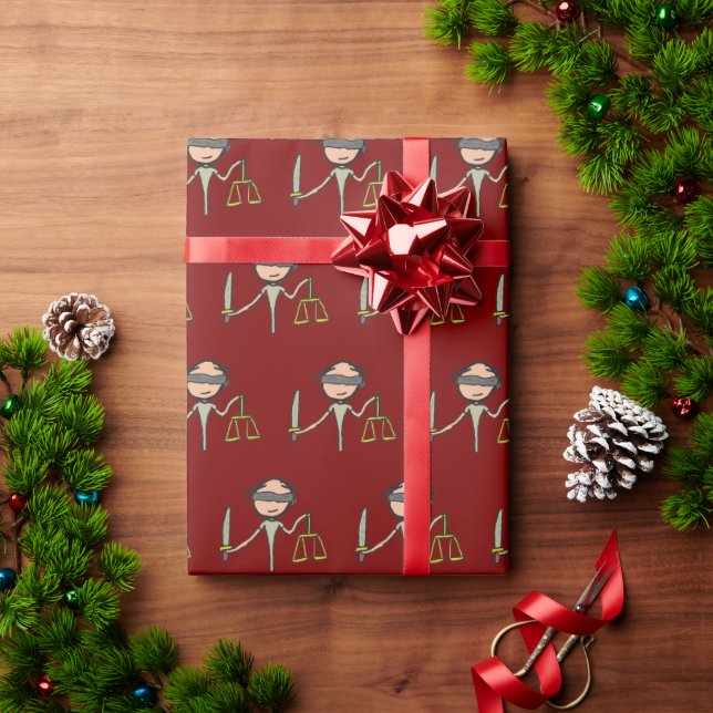 Lady Justice Wrapping Paper (Holiday Gift)