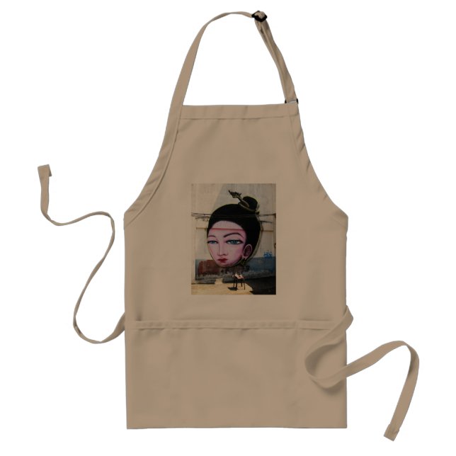 Lady Lao Graffiti Street Art Standard Apron (Front)