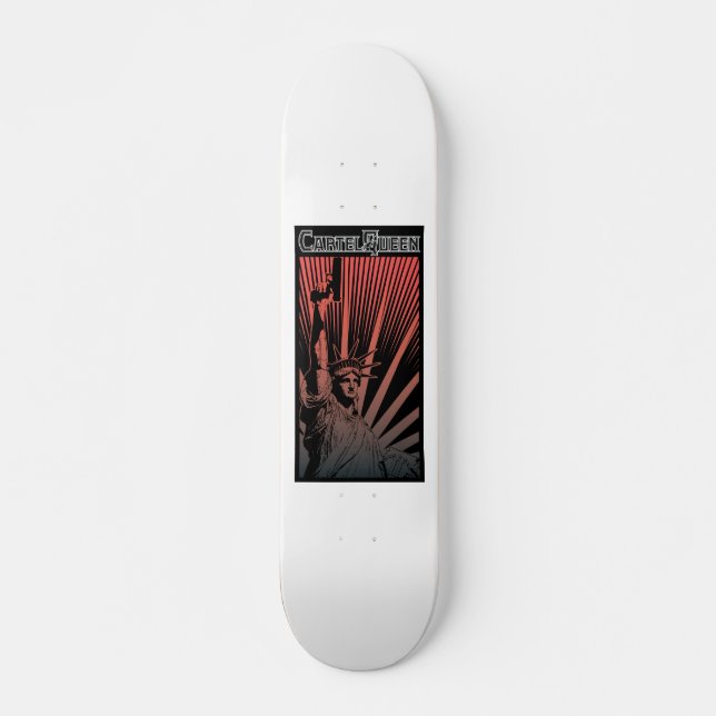 Lady Liberty 2nd Amendment Skateboard (Front)