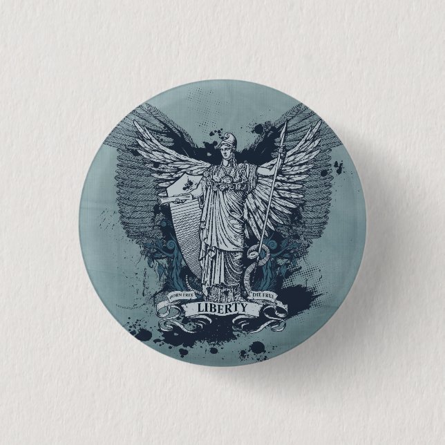Lady Liberty Button (Front)