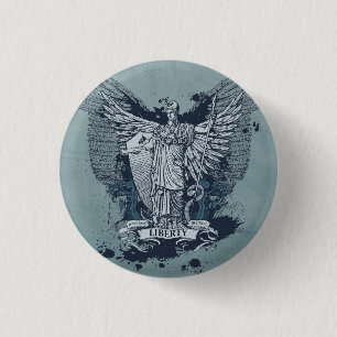 Lady Liberty Button