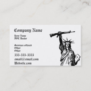 Lady Liberty FFL dealer business card 2