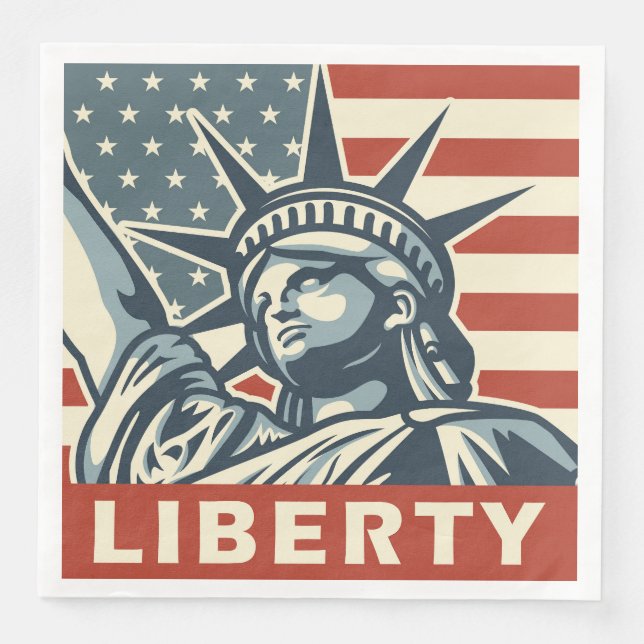 Lady Liberty Napkin (Front)