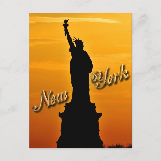 Lady Liberty, New York City, NY USA Postcard (Front)