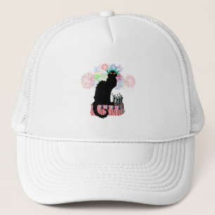 Lady Liberty - Patriotic Le Chat Noir Trucker Hat