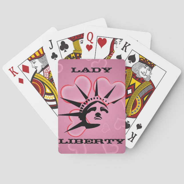 Lady Liberty Playing Cards (Back)