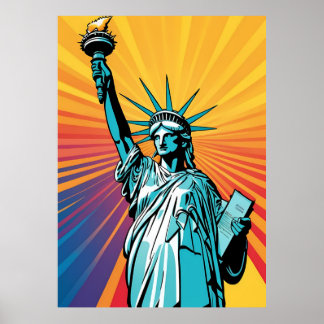 Lady Liberty Poster