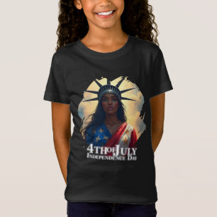 Lady Liberty Reimagined – A New Face of Freedom T-Shirt