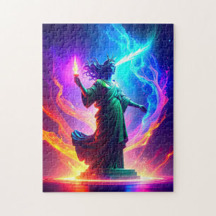 Lady Liberty Restoring Our Nation's Freedoms Jigsaw Puzzle