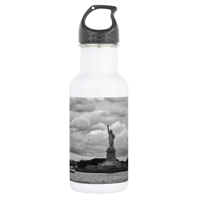 Lady Liberty. Statue of Liberty, USA 532 Ml Water Bottle (Front)