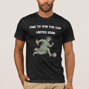 Lady Liberty Warming Up: USA Soccer 2026 United T-Shirt
