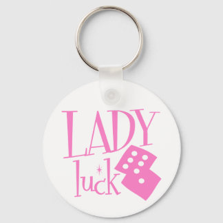 Lady Luck Dice Key Ring
