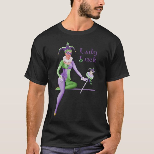 Lady Luck Harlequin T-Shirt (Front)