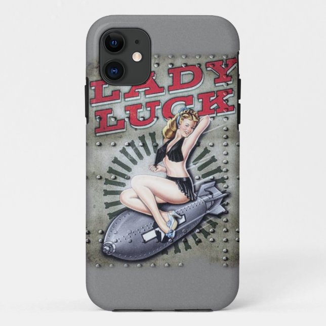 Lady luck WW2 phone case (Back)