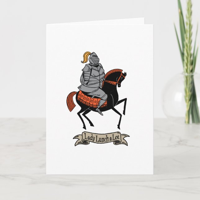 LADY LUNCHALOT CARD (Front)