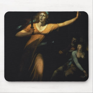 Lady Macbeth Sleepwalking, 1783 (oil on canvas) Mouse Pad