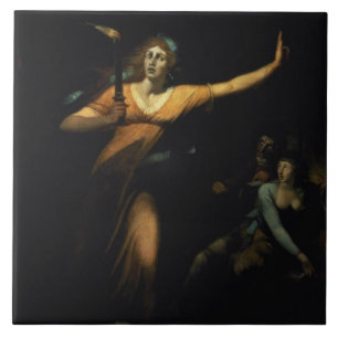 Lady Macbeth Sleepwalking, 1783 (oil on canvas) Tile