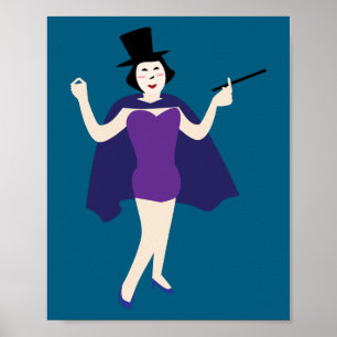 Lady Magician Poster