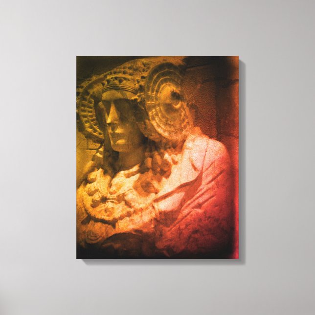 LADY OD ELCHE SPAIN MYSTERY ART CANVAS PRINT (Front)
