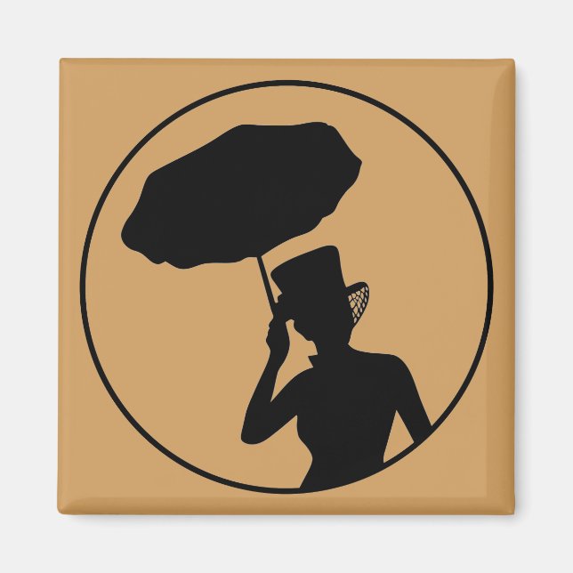 Lady of Ashes Magnet, Gold Magnet (Front)