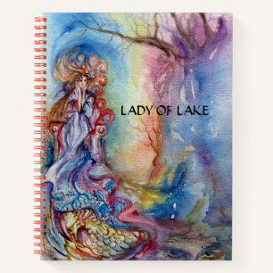 LADY OF LAKE Arthurian Legend Watercolor Notebook