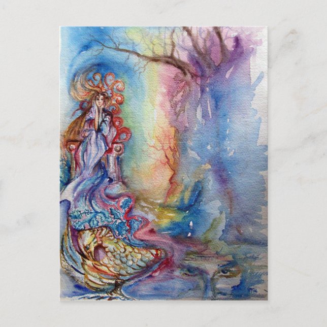 LADY OF LAKE , Magic and Mystery Postcard (Front)