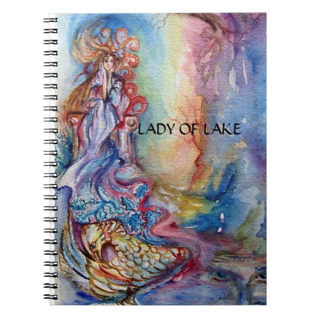 LADY OF LAKE SPIRAL NOTEBOOK (Front)