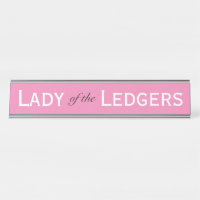 Lady of Ledgers Funny Female Accountant CFO