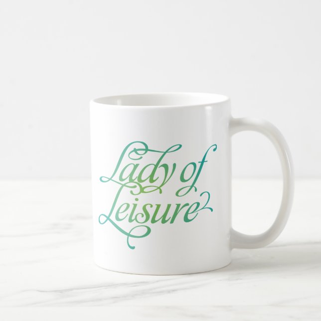 Lady Of Leisure 3 Coffee Mug (Right)