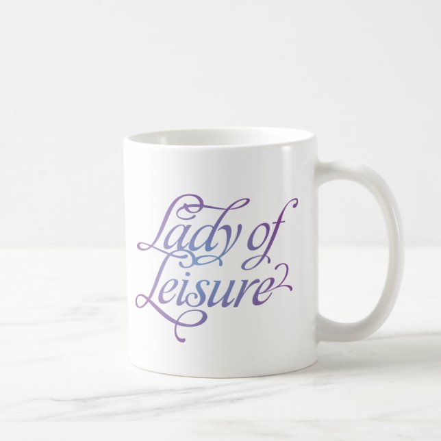 Lady Of Leisure 4 Coffee Mug (Right)
