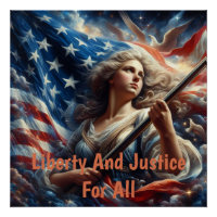 Lady Of Liberty - Patriotism Art