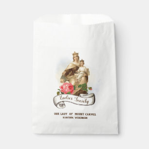 Lady of Mount Carmel Jesus Scapular Religious Favour Bags