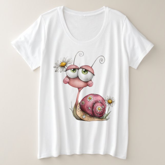 Lady of Nature#3 Plus Size T-Shirt (Design Front)
