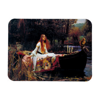 Lady Of Shallot Boat JW Waterhouse Romantic Art Magnet