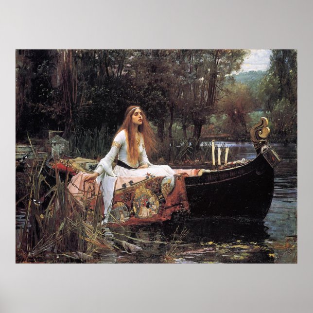 Lady of Shalott Canvas Print (Front)