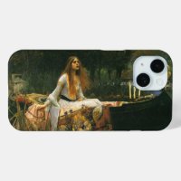 Lady of Shalott On Boat by John William Waterhouse