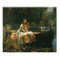 Lady of Shalott On Boat by John William Waterhouse