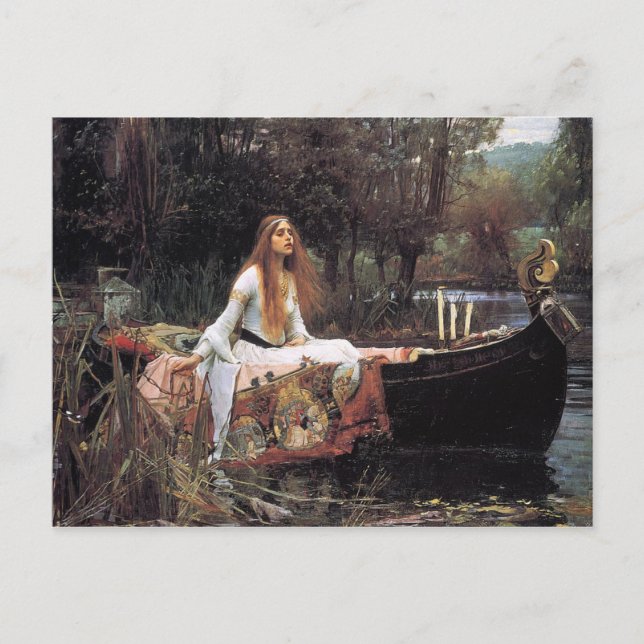 Lady of Shalott Postcard (Front)