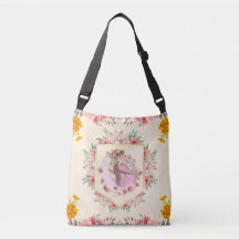 Lady of Spring Floral Portrait Illustration